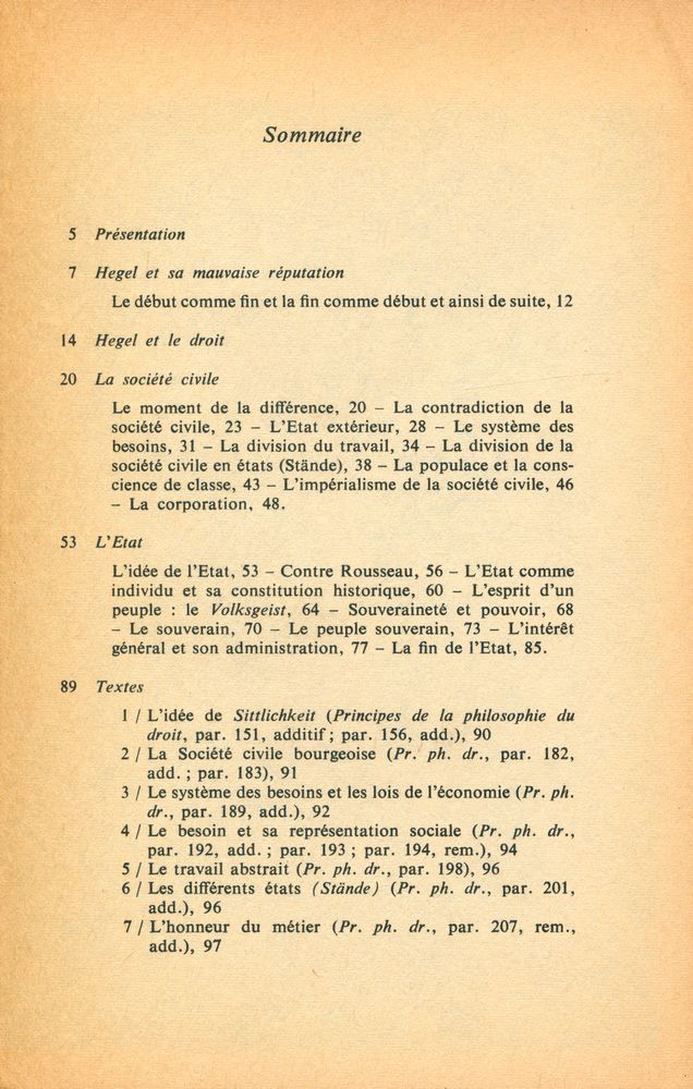 『Hegel et la société』 2
