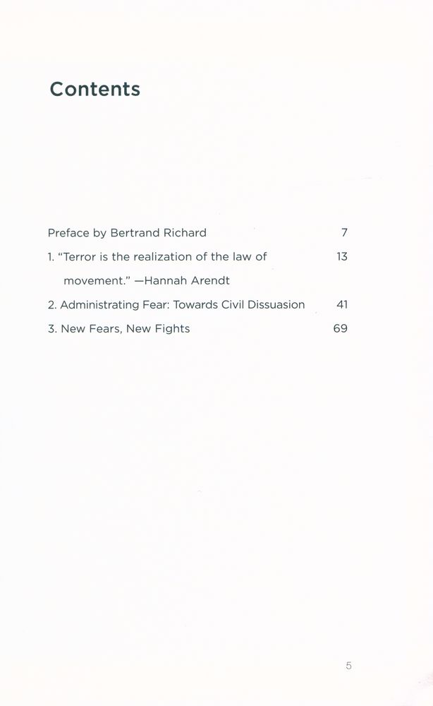 『The Administration of Fear』 2