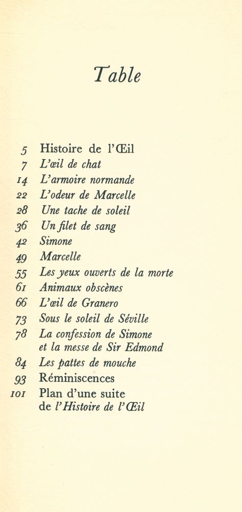 『Histoire de l'œil』 2