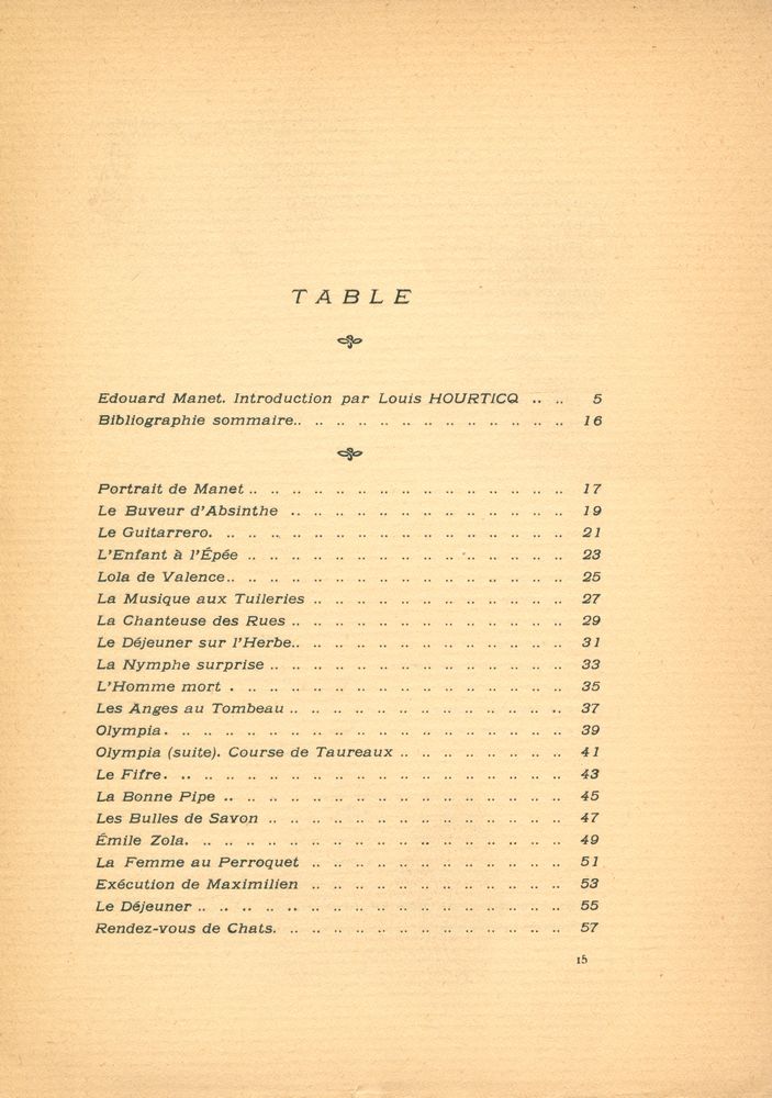 『L'ART DE NOTRE TEMPS : MANET』 2