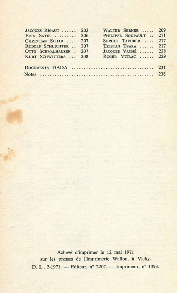『L'aventure Dada(1916 - 1922)』 3