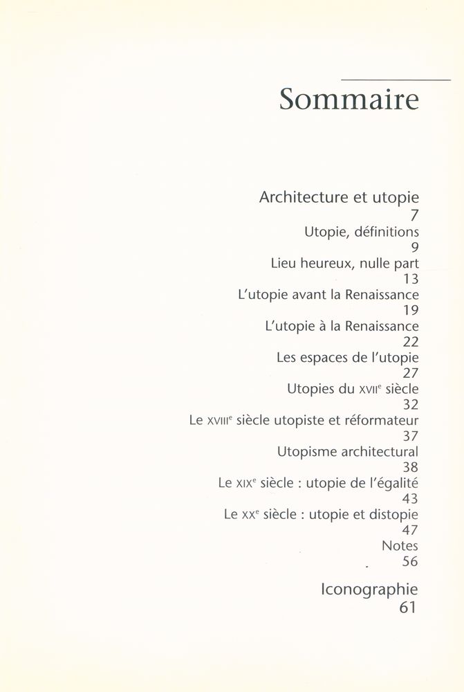 『Architecture et Utopie』 2