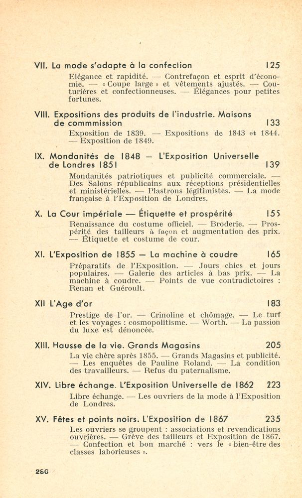 『LA MODE ET SES MÉTIERS : Frivolités et luttes des classes 1830 - 1870』 3
