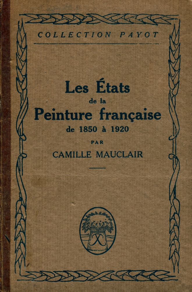 『Les États de la Peinture française de 1850 à 1920』 1