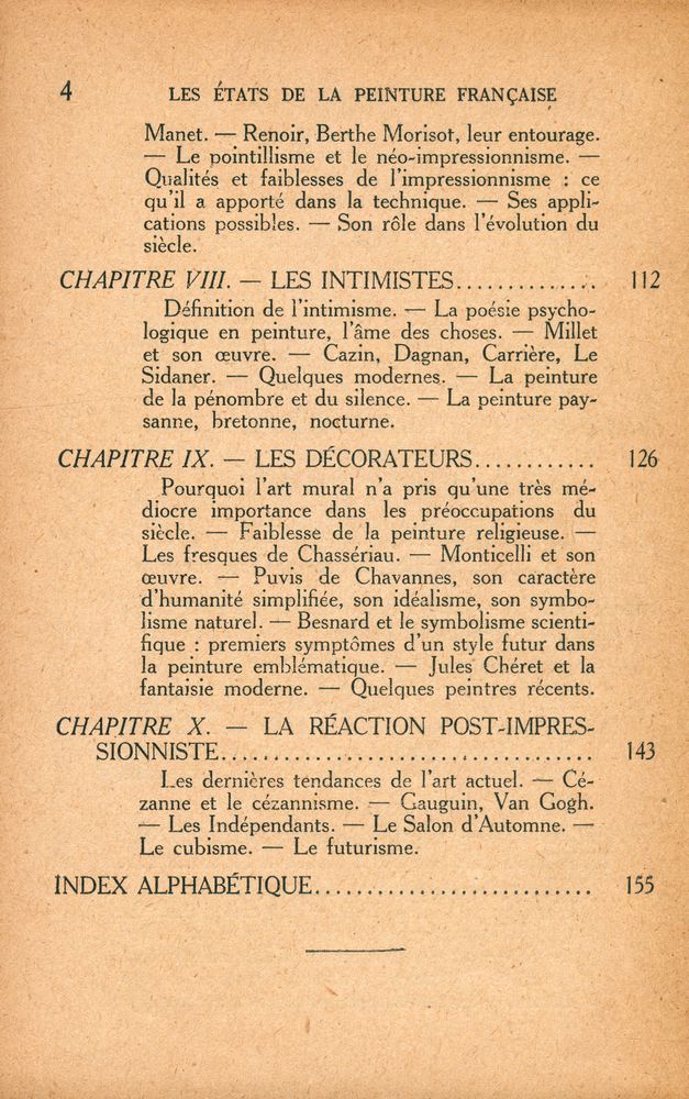『Les États de la Peinture française de 1850 à 1920』 4