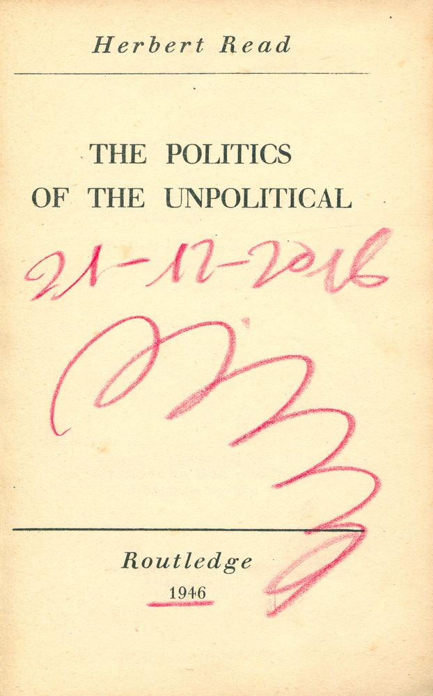 『THE POLITICS OF THE UNPOLITICAL』 2