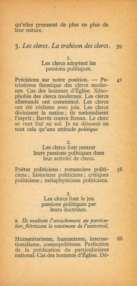 『La TRAHISON DES CLERCS』 3