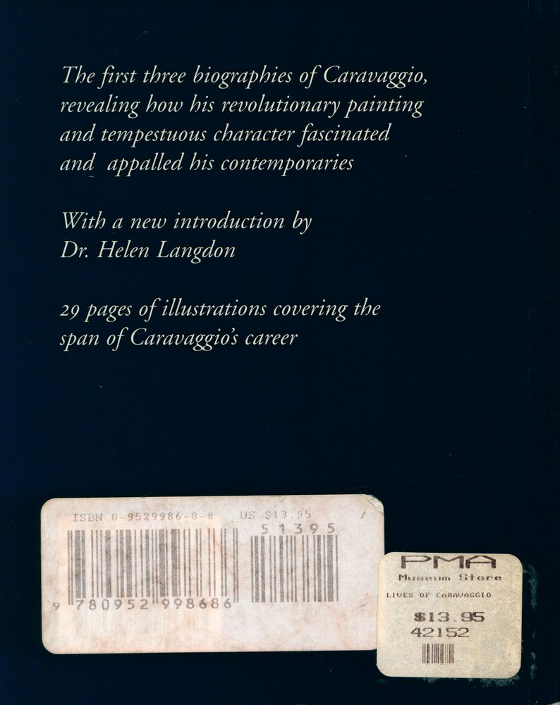 『THE LIVES OF CARAVAGGIO』 3