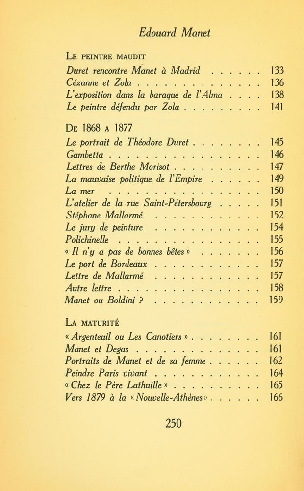 『MANET : RACONTÉ PAR LUI - MÊME ET PAR SES AMIS』 2