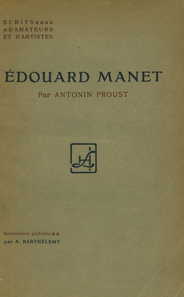 『ÉDOUARD MANET : SOUVENIRS』 1