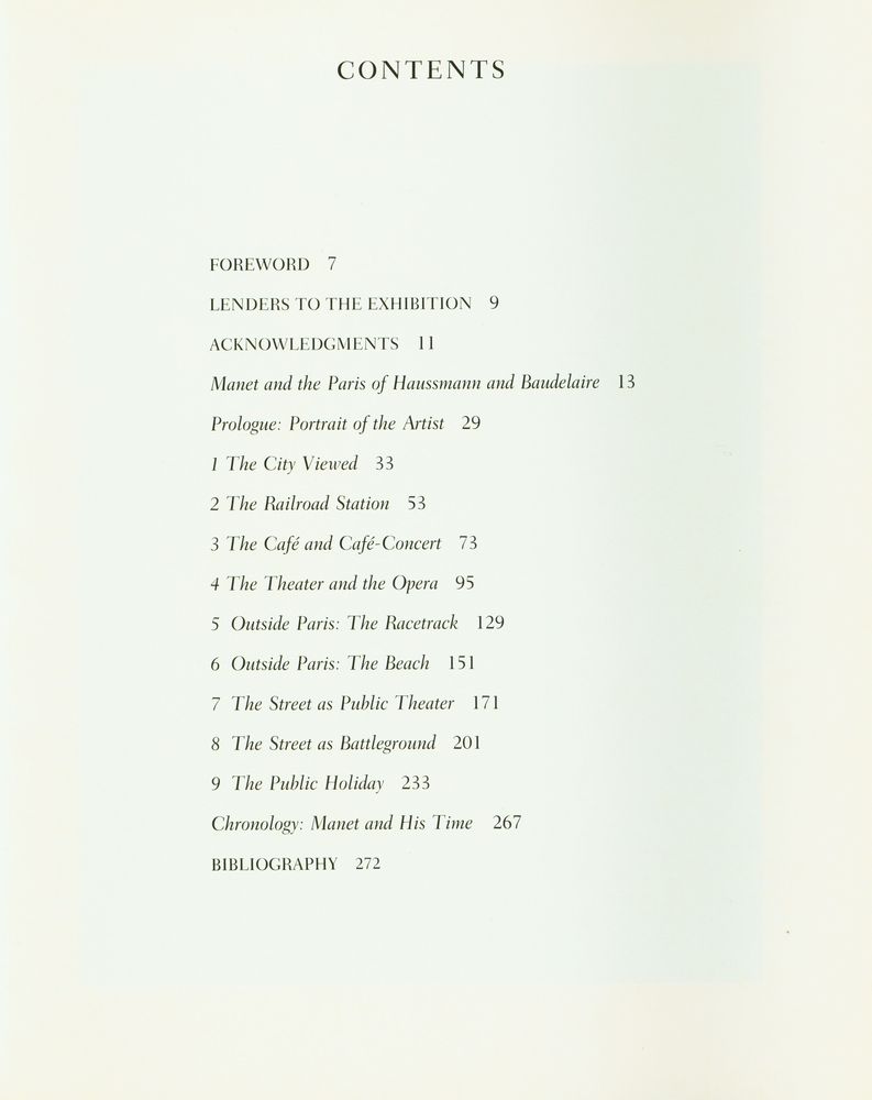 《Manet and modern Paris》 2