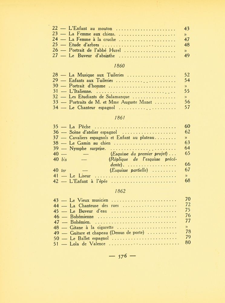 『MANET : Histoire catalographique』 3
