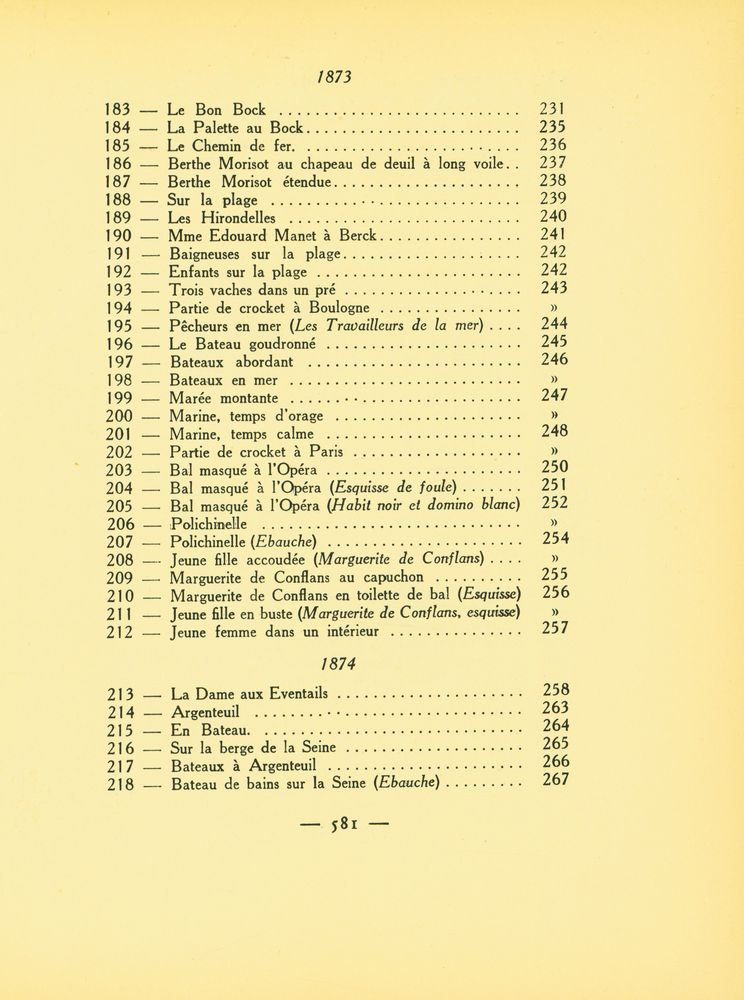 『MANET : Histoire catalographique』 8
