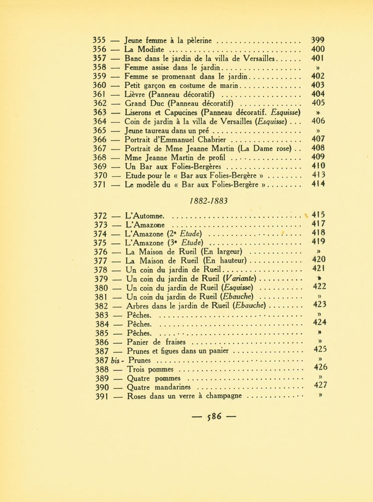 『MANET : Histoire catalographique』