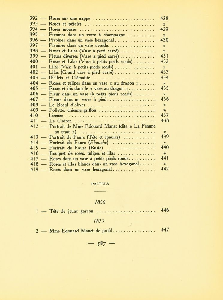 『MANET : Histoire catalographique』