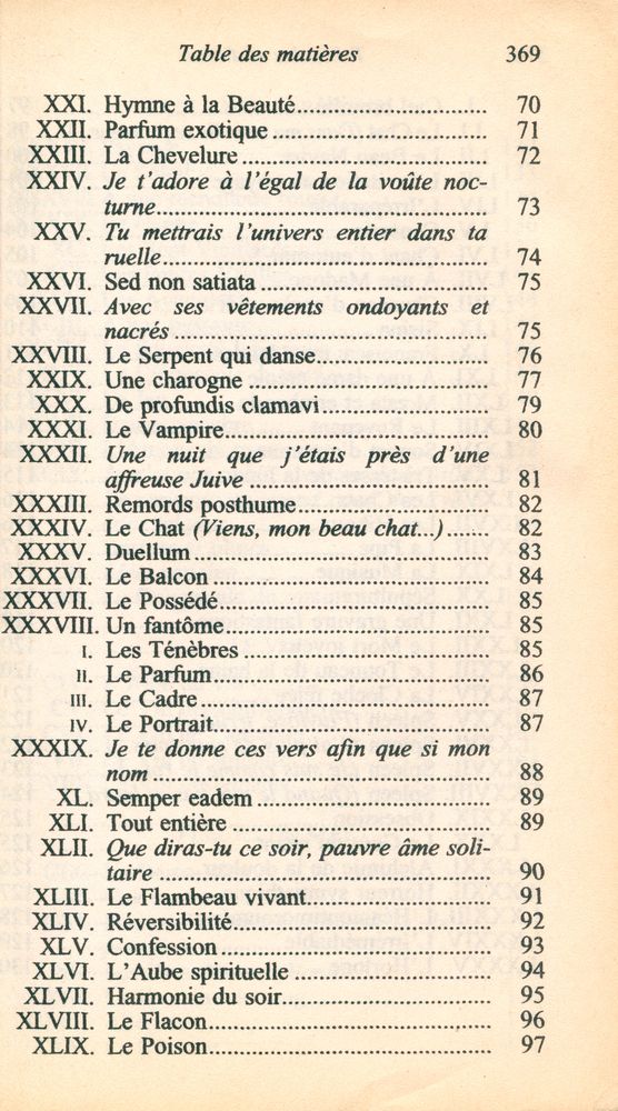 『Les Fleurs du Mal』 3