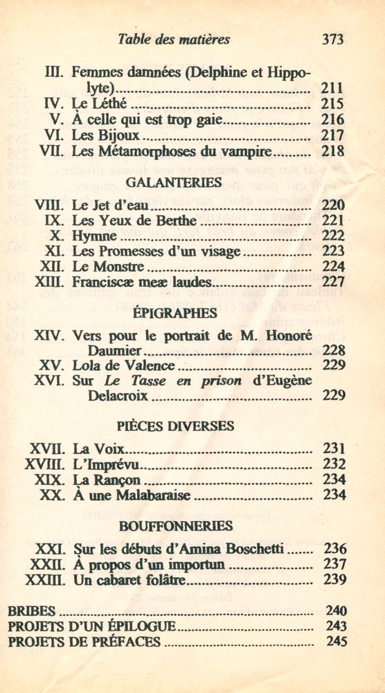 『Les Fleurs du Mal』 7