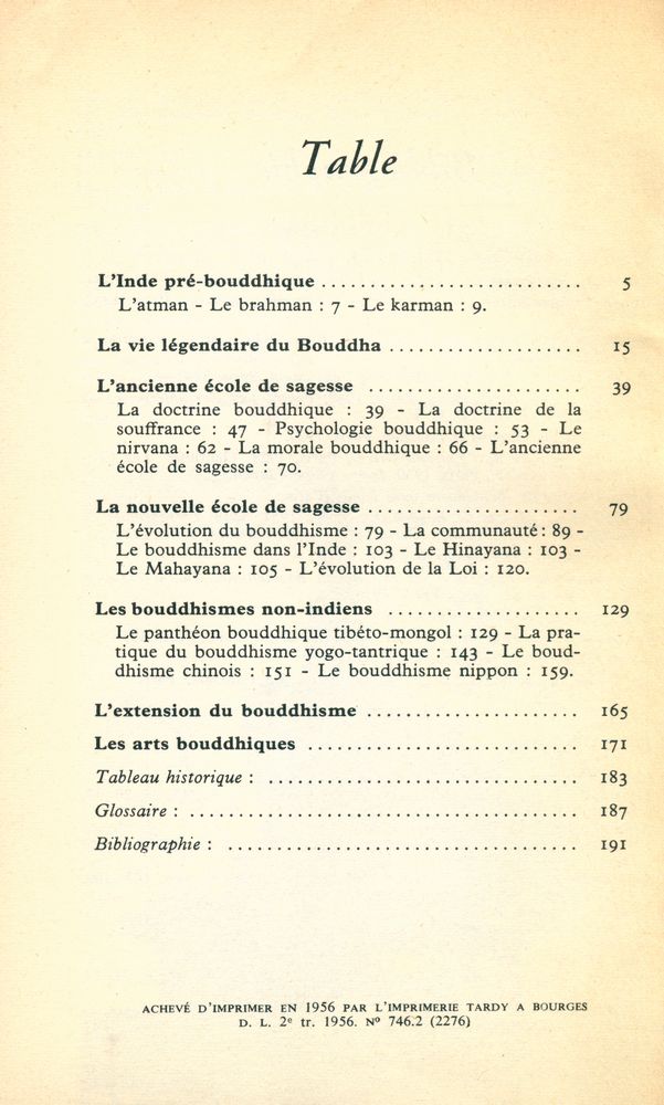 『LE BOUDDHA et le bouddhisme』 2