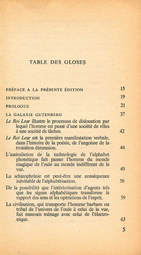 『la galaxie gutenberg 1 : la genèse de l'homme typographique』 2