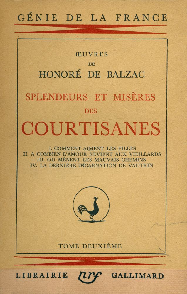 『SPLENDEURS ET MISÈRES DES COURTISANES : TOME DEUXIÈME』 1