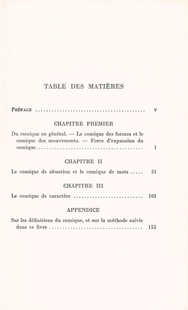 『LE RIRE : Essai sur la sigification du comique』 2