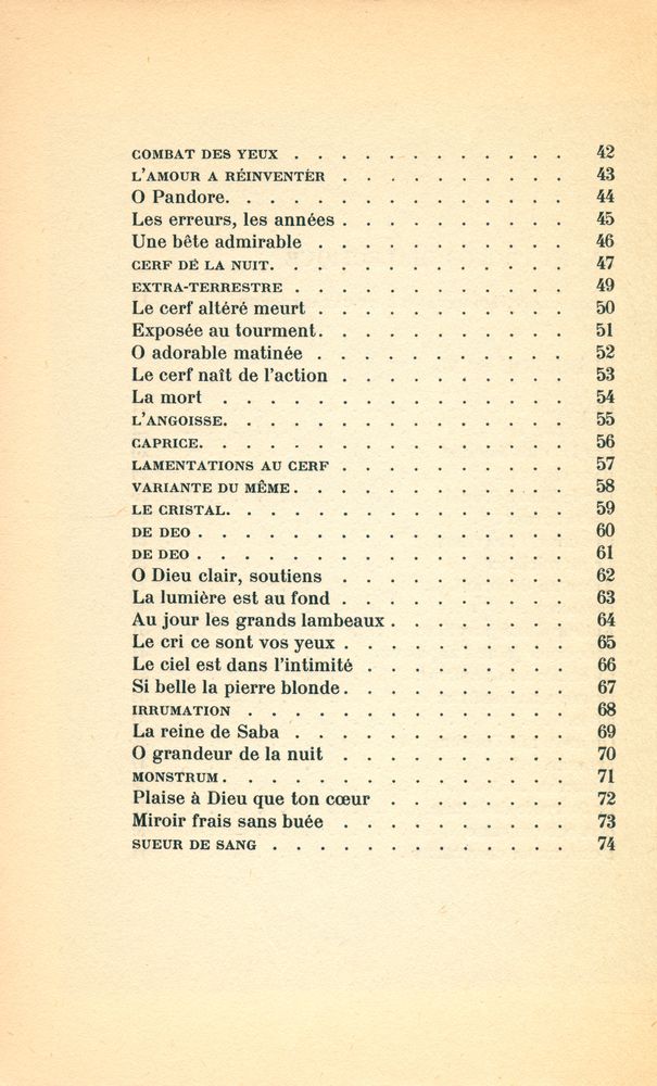 『SUEUR DE SANG : NOUVEAUX POÈMES』 3