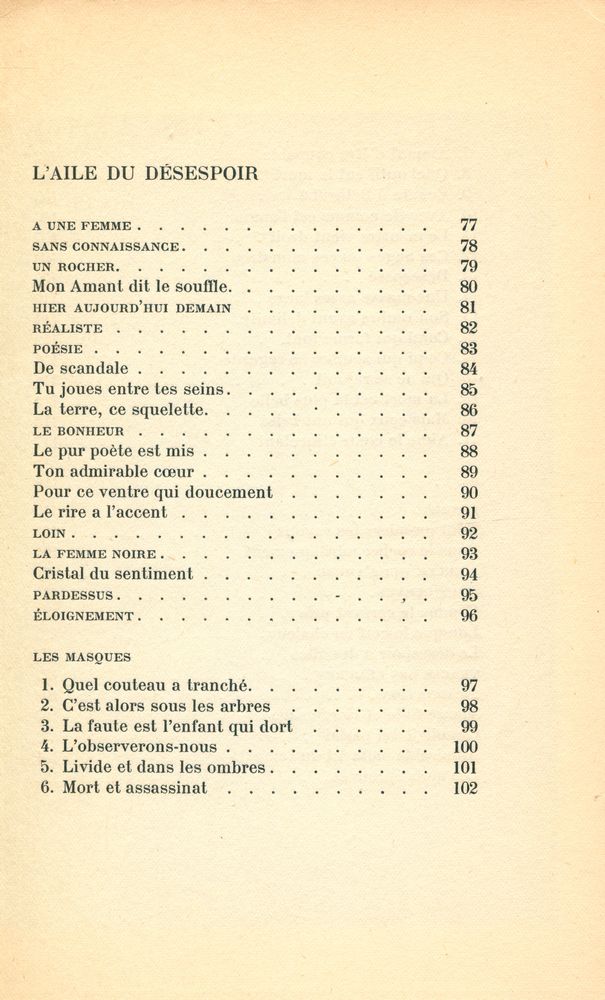 『SUEUR DE SANG : NOUVEAUX POÈMES』 4