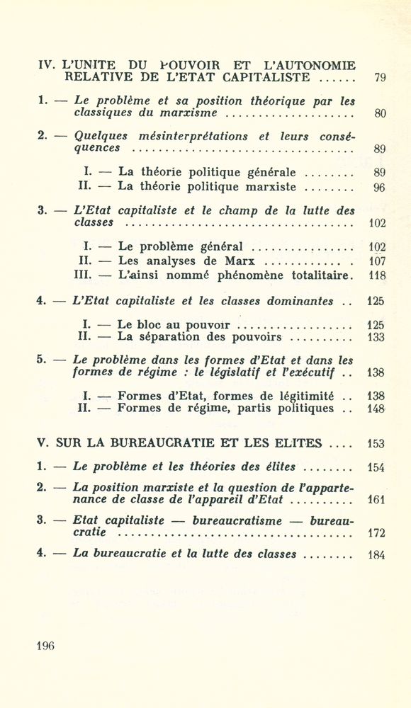 『Pouvoir politique et calsses sociales Ⅱ』 3
