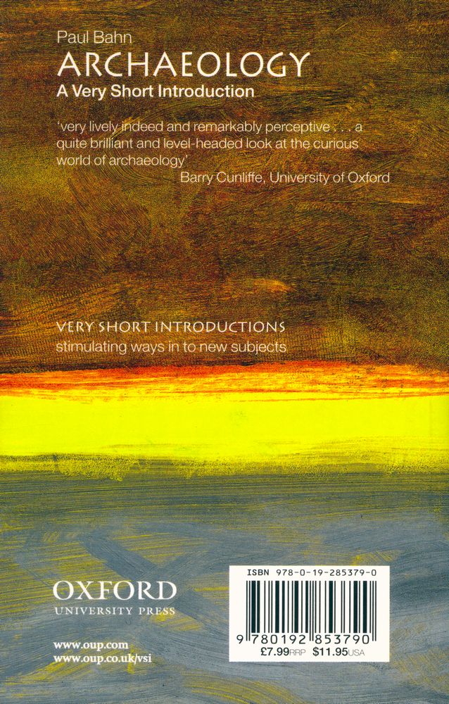 『ARCHAEOLOGY : A Very Short Introduction』 3