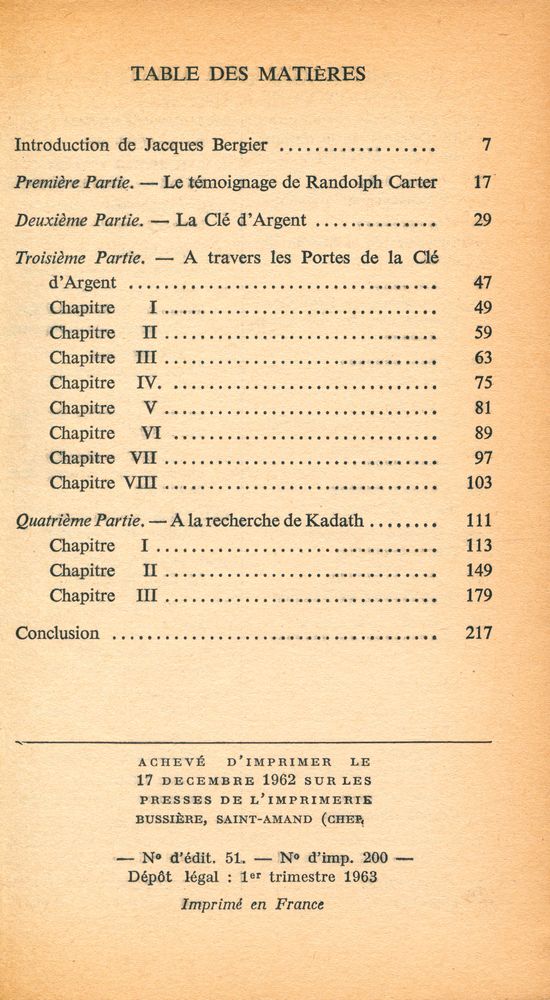 『DÉMONS ET MERVEILLES』 2