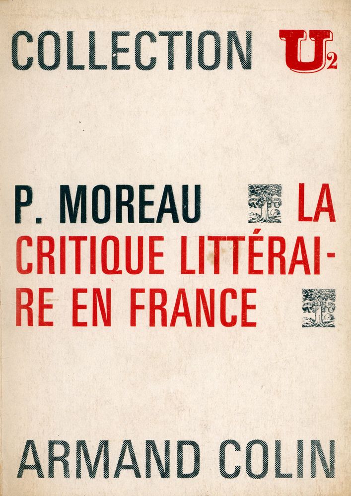 『LA CRITIQUE LITTERAIRE EN FRANCE』 1