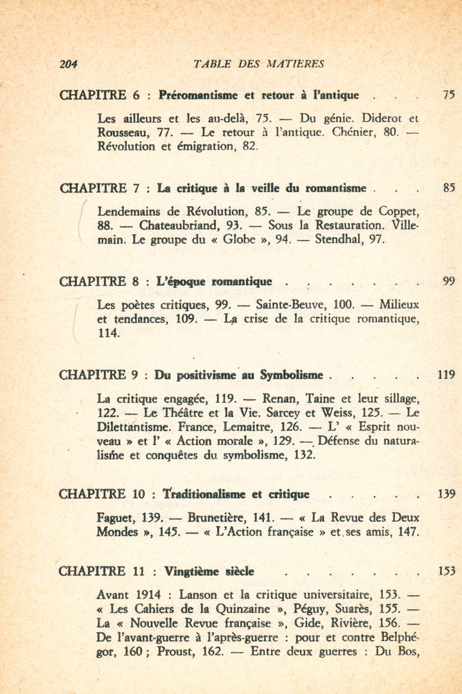 『LA CRITIQUE LITTERAIRE EN FRANCE』 3