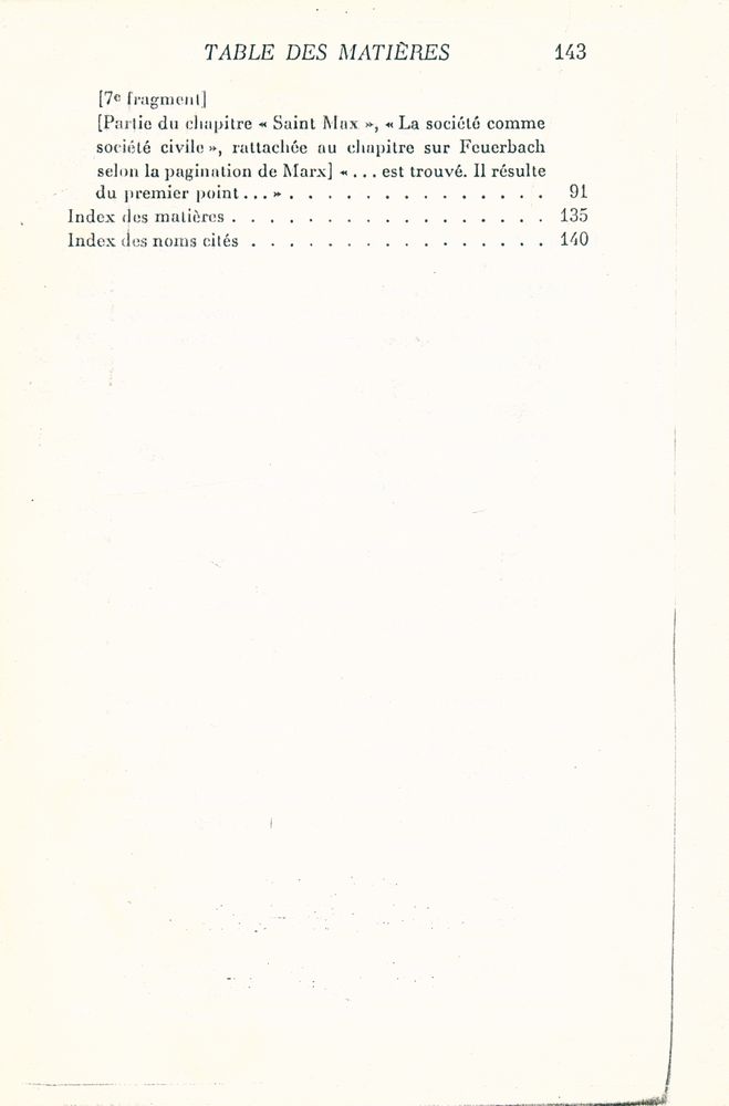 『L'IDÉOLOGIE ALLEMANDE : Tome premier : FEUERBACH』 3