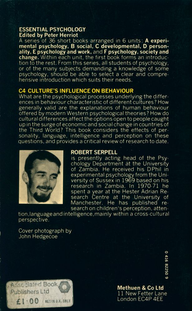 『CULTURE'S INFLUENCE ON BEHAVIOUR』 3
