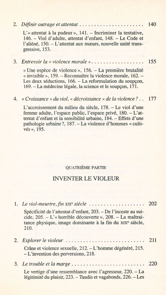 『Histoire du viol : XVIe - XXe siècle』 4