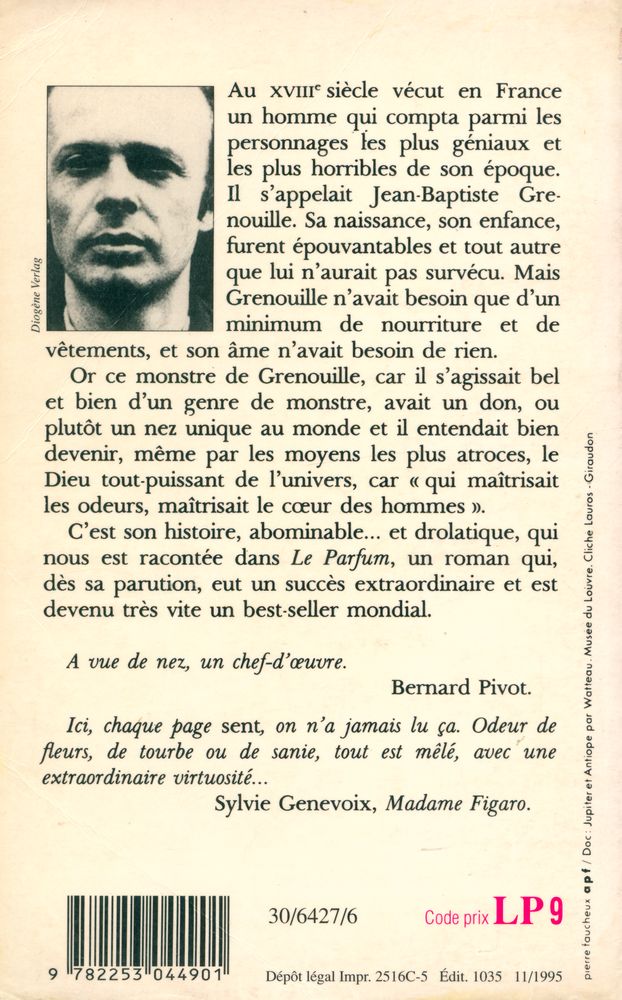 『Le Parfum : Histoire d'un meurtrier : ROMAN』 3