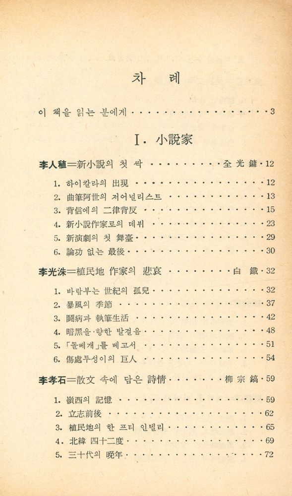 『新丘文庫 18 - 現代의 文學家 9人(신구문고 18 - 현대의 문학가 9인)』 2