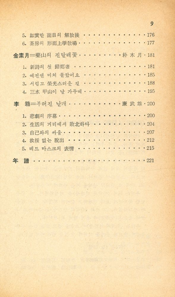 『新丘文庫 18 - 現代의 文學家 9人(신구문고 18 - 현대의 문학가 9인)』 4