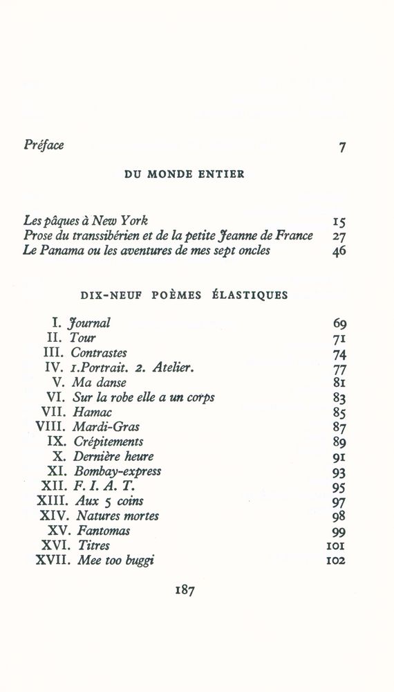 『Du monde entier : POÉSIES COMPLÉTES : 1912 - 1924』 2