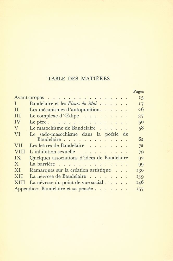 『L'échec de Baudelaire : Essai psychanalytique sur la névrose de Charles Baudelaire』 2