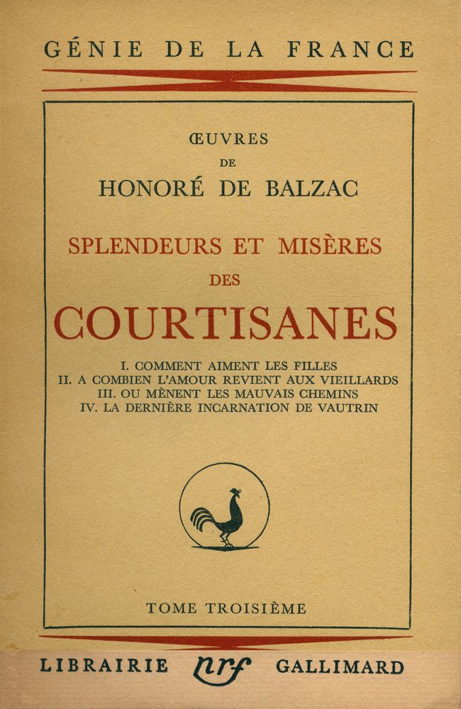 『SPLENDEURS ET MISÈRES DES COURTISANES : TOME TROISIÈME』 1