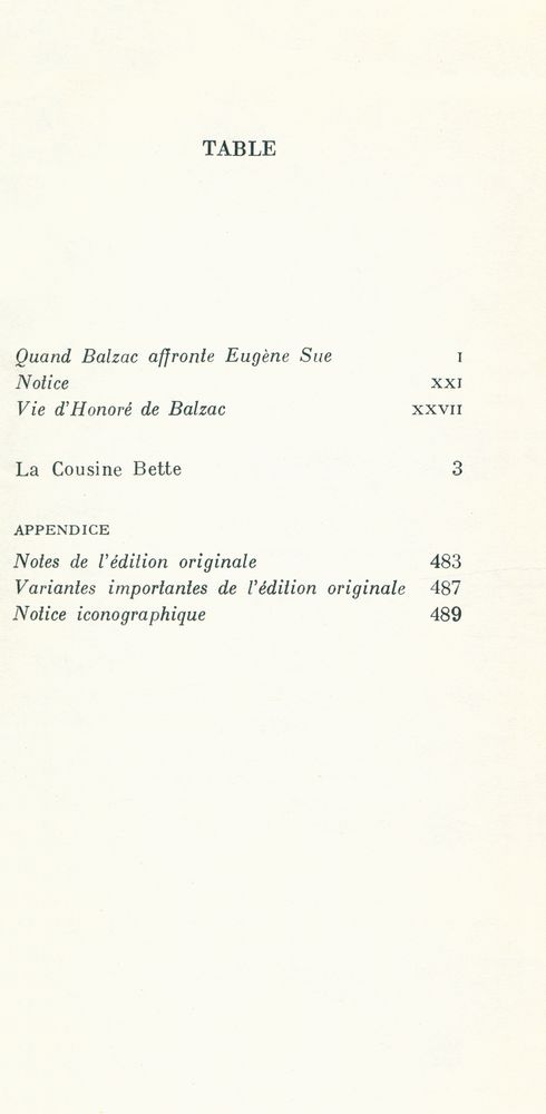 『La Cousine Bette』 3