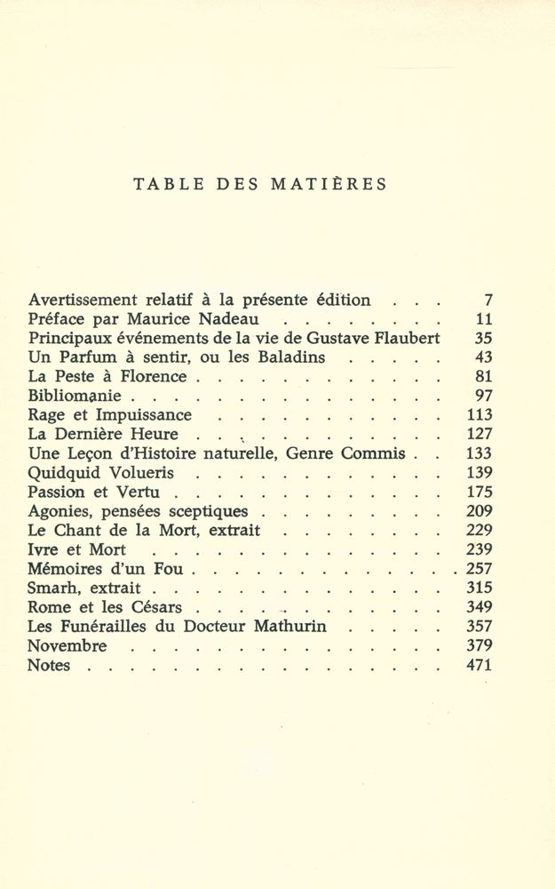 『Ecrits de Jeunesse : Mémoires d'un Fou, Novembre』 2
