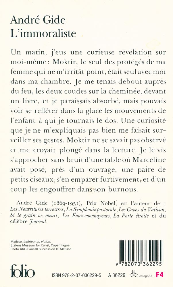 『L'immoraliste』 3