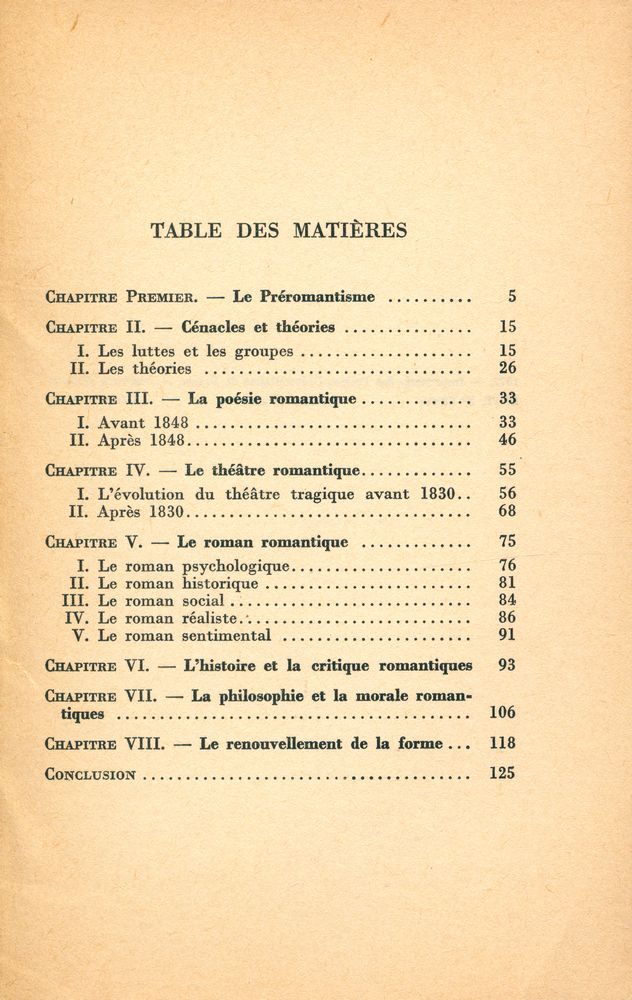 『LE ROMANTISME FRANÇAIS』 2