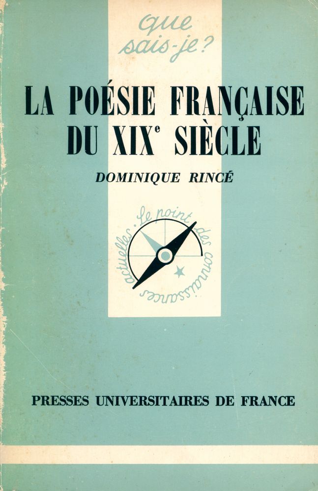 『La Poésie française du XIXe siècle』 1