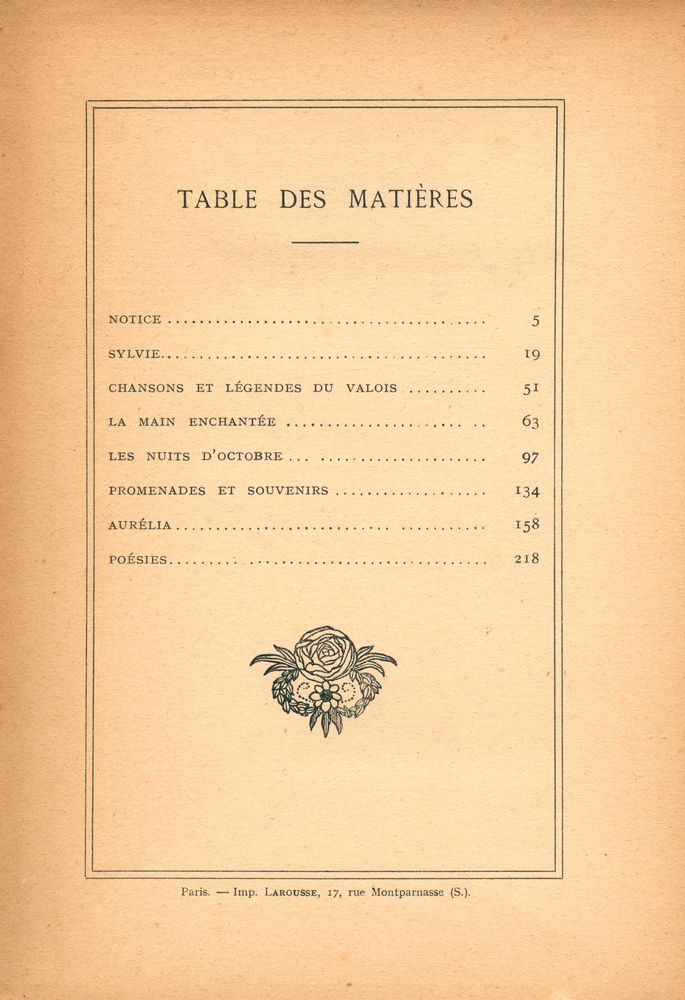 『OEUVRES CHOISIES DE GÉRARD DE NERVAL』 2