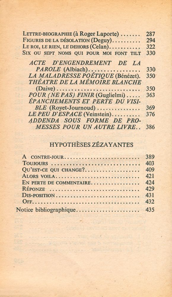 『LA DÉMARCHE POÉTIQUE : Lieux et sens de la poésie contemporaine』 5
