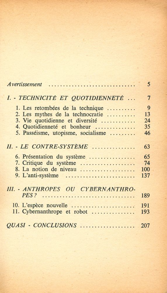『VERS LE CYBERNANTHROPE』 2