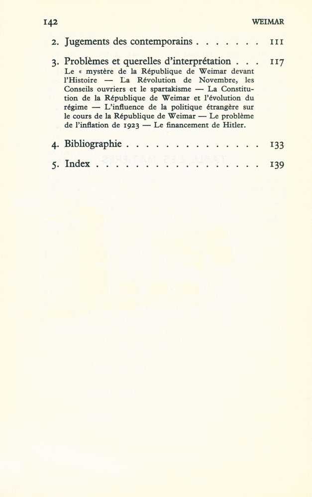 『weimar: questinos d'histoire』 3